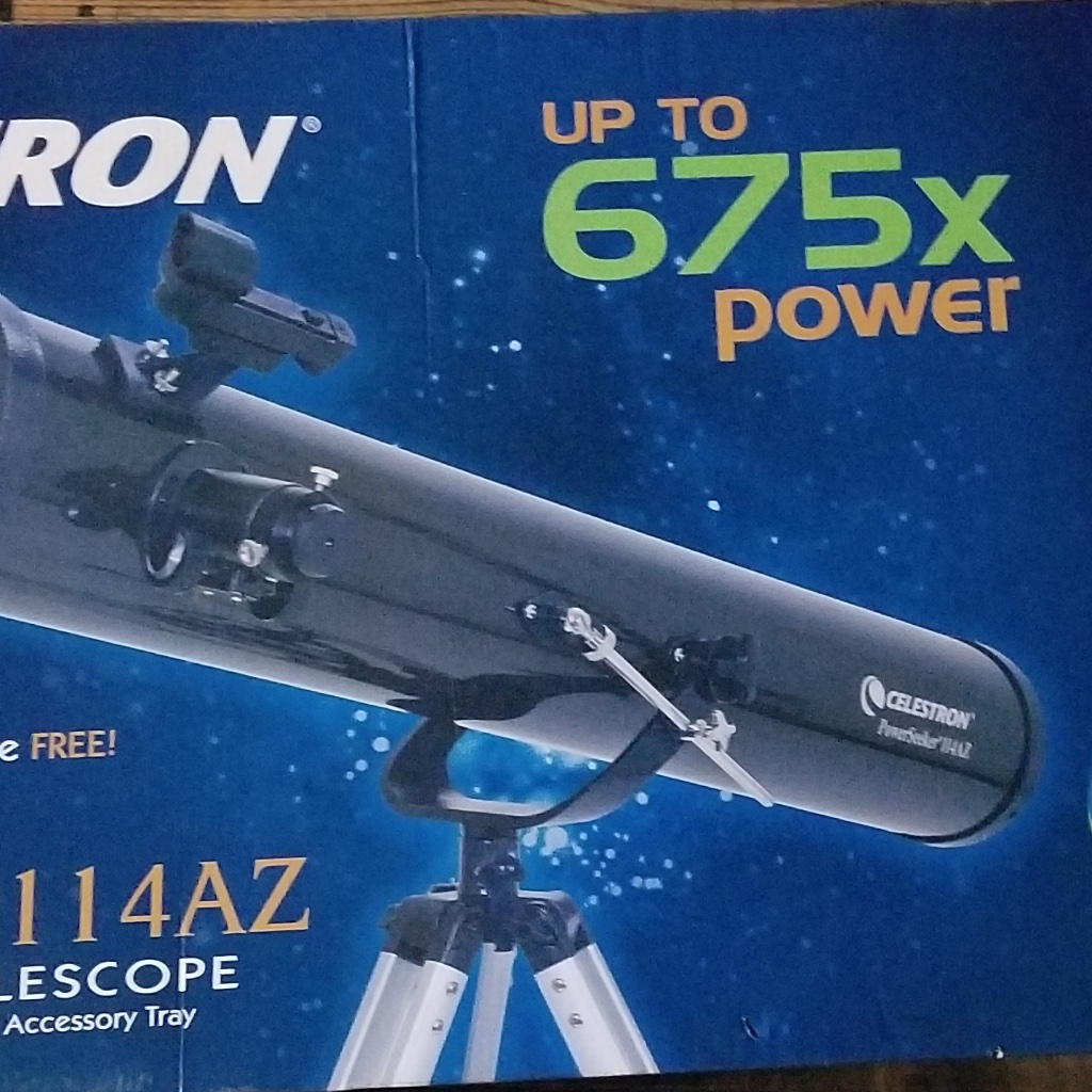 Celestron Powerseeker 114az Telescope ~ Complete Package W/ Bonus Eyepieces New